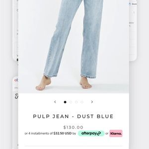 Thrill high rise pulp jeans